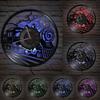 Old Train Railway Engine Vinyl Record Wall Clock Transportation Art Locomotive Home Decor Steam Engine Vintage Crafts Wacth