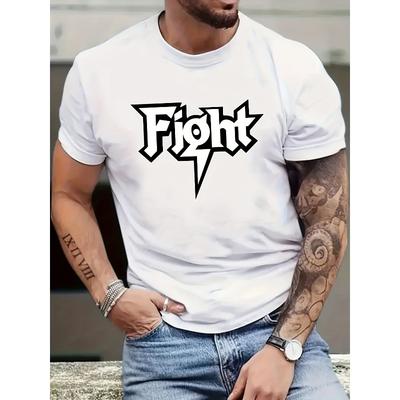 European Size Men's Fashion Casual Printed Short Sleeve