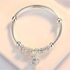Feather Bell Hollow Adjustable Bracelet Holiday Gift Accessories