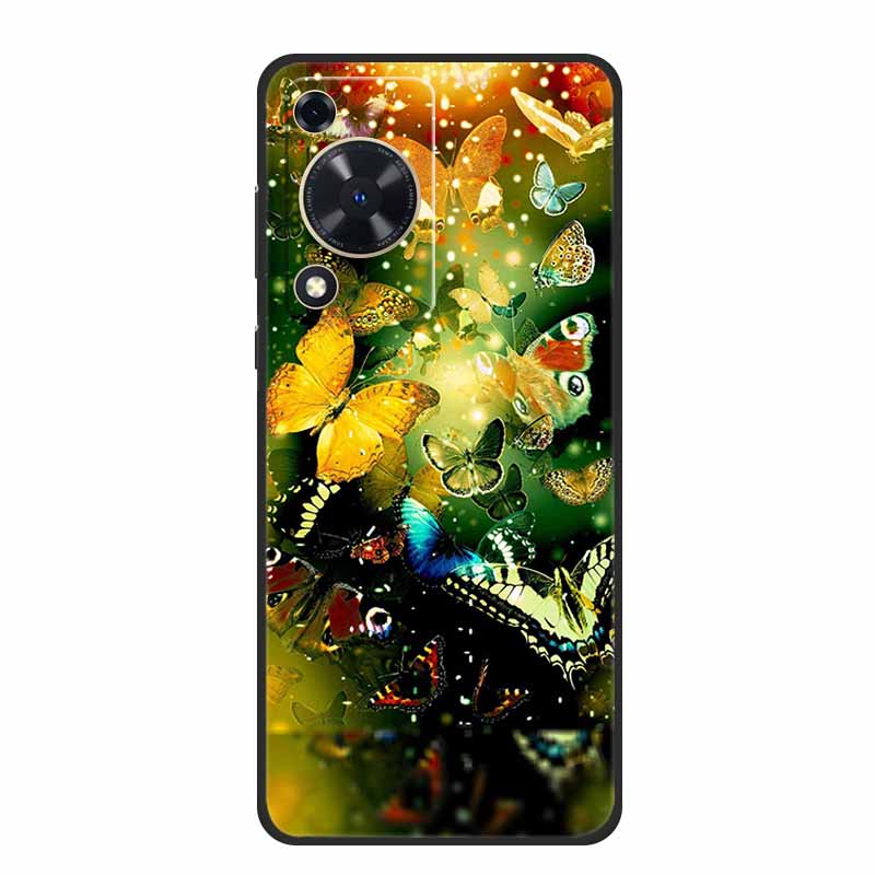 Coque For Huawei Nova Y72 Case Fashion Marble Black Silicone Soft Phone Cover Case For Huawei Nova Y72 Back Cover Case Y 72 Capa