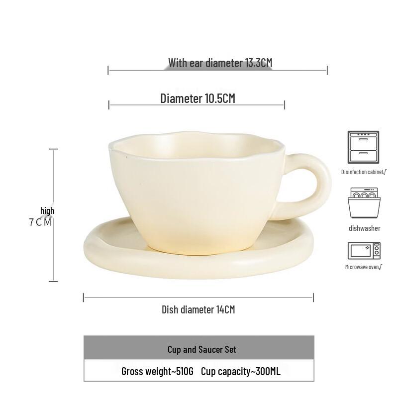 Elegant Bone China Cup and Saucer Set