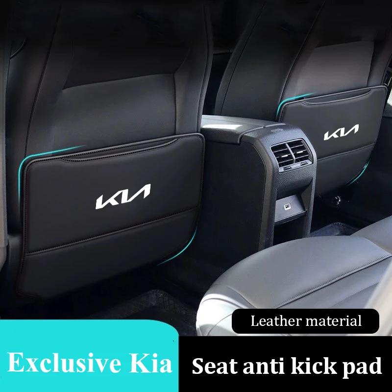 Tappetino Anti-Sporco per Auto Coprisedili Auto Protezioni Posteriori Per KIA EV6 Sorento Niro Stinger Ceed Carnival K5 K9 Soul Cadenza Sportag