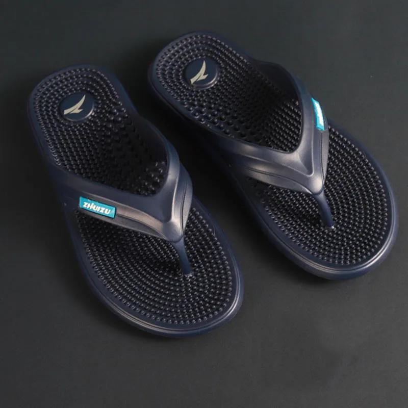 Fip Fops 2024 Летние новые мужские шлепанцы с массажной подошвой Пляжная обувь Шлепанцы — фото 6