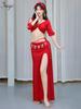 Huayu 2025 Autumn/Winter Belly Dance Costume: Sexy Oriental Dancewear Long Skirt Set