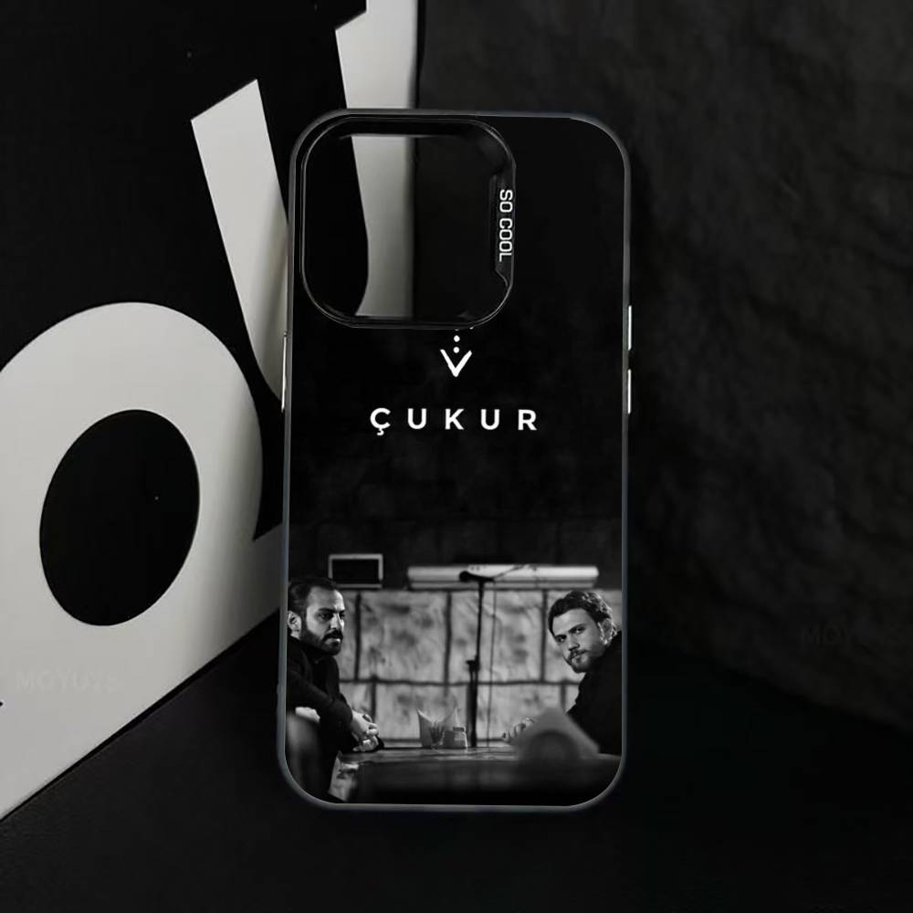 C-Cukur Series T-The P-Pit Phone Case For iPhone 17,16,15,14,13,12,11 Plus,Pro Max,XS,Colorful Silver Phone case Funda Cover