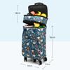Telescopic Trolley Bag Supermarket Shopping Bag Folding Portable Lightweight Universal Wheel Travel Bag