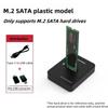 M.2 Hard Drives Enclosure NVME/SATA Dual Protocol Mobile Hard Disk Box 10Gbps High-speed USB3.1 SSD Solid-state Reader
