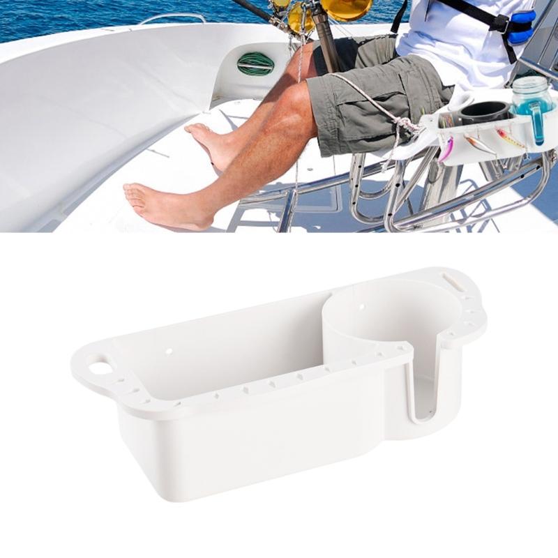 Multifunctional Boat Organizer Box for Drinks Gadgets Pliers and More Fishing Enthusiasts with Convenient Hanging Holes