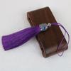 Tassels Polyester Phone Pendant Mobile Phone Straps Mobile Phone Lanyard Silk Cloisonne Keychain