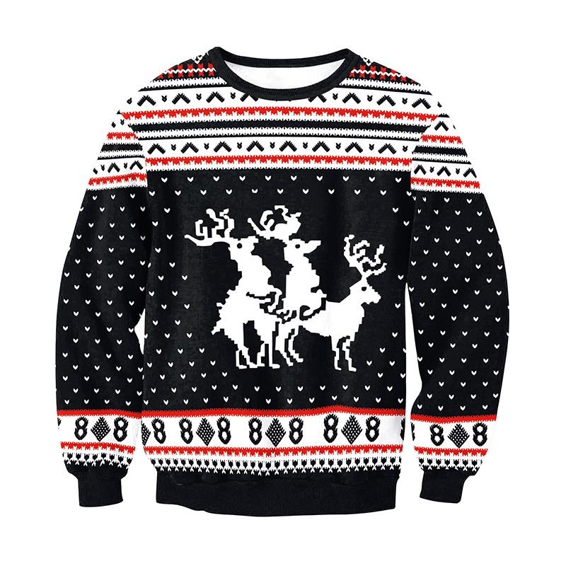 Premium New Ugly Xmas Christmas Sweater Vacation Santa Elf Novelly Sweatshirt For Women And Men