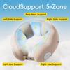 Adjustable Firmness Travel Neck Pillow Inflatable Office Napping Pillow Cloud Neck Pillow  Home Use