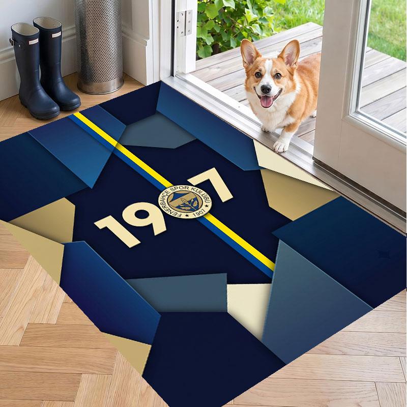 Soft Floor Carpet Fenerbahçe FC Pattern Area Rug Decorative Mat For Home Room Decoration