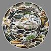 50 Photos of Military Fan Tank Graffiti Personality Cool Trendy Manual DIY Skateboard Suitcase Stickers Waterproof