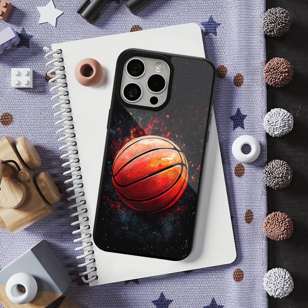 Sports Equipment Basketball Case For iPhone 13,15,17,14,Pro,Max,For Magsafe,Plus,12,11,16,Mini,Magnetic Wireless Charging