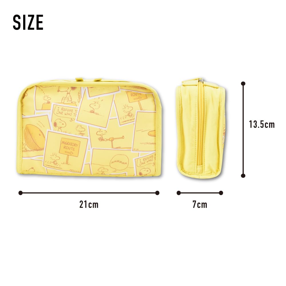 Large Capacity Pouch with Dividers YE Comic Snoopy SPZ-4055