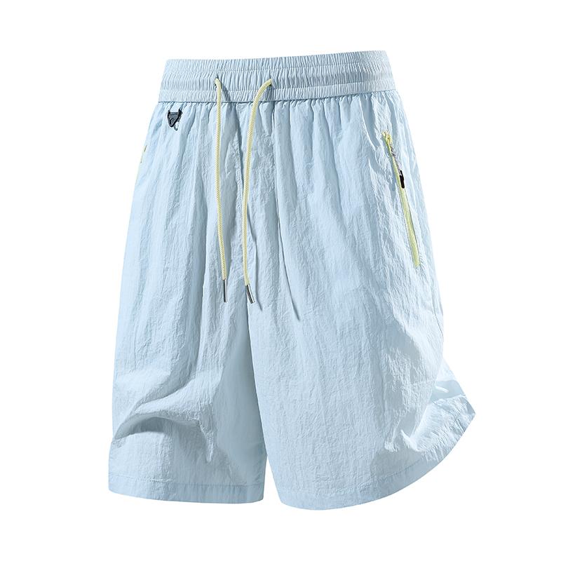 Five-point Pants Waterproof Shorts Men s Multi-pocket Overalls Men s Outdoor Sports Shorts Versatile Casual Outdoor Beach Shorts 2XL синий