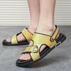 Summer New Men Sandals Men Lightweight Comfortable Outdoor Beach Shoes Men Driving Travel Business Sandals Sizes 39-47