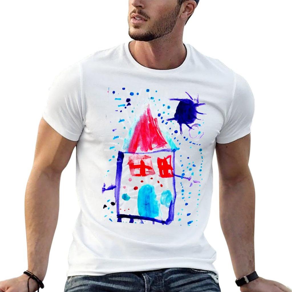 Design by Clara  Our House T-Shirt man t shirts high quality luxury brand anime tshirt cotton t