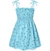Summer Children's Dress Fashion Thin Girls' Slip Dress Children's Floral Dress