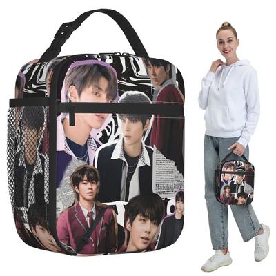 Hwang In Yeop Insulated Lunch Bag for Kids School Cooler Thermal Food Box Tote Leakproof Lunch Boxes Container
