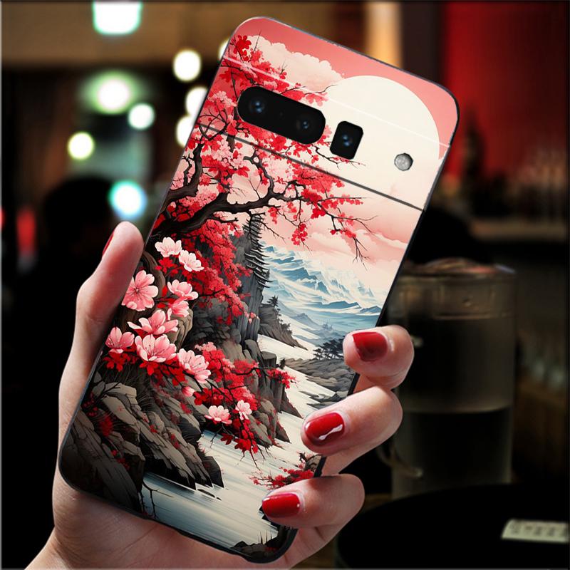 

Japanese Landscapes Mount Fuji Phone Case For Google Pixel 10 9 Pro XL 9A 8 7 6 Pro Pixel 8A 7A 6A Pixel 8 7 6 5 Google Pixel 6A