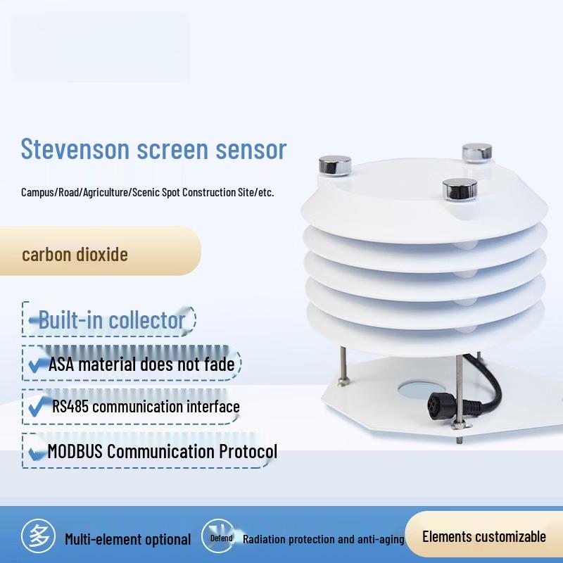 Aokewen Micro Weather Station with CO2 and Environmental Sensors