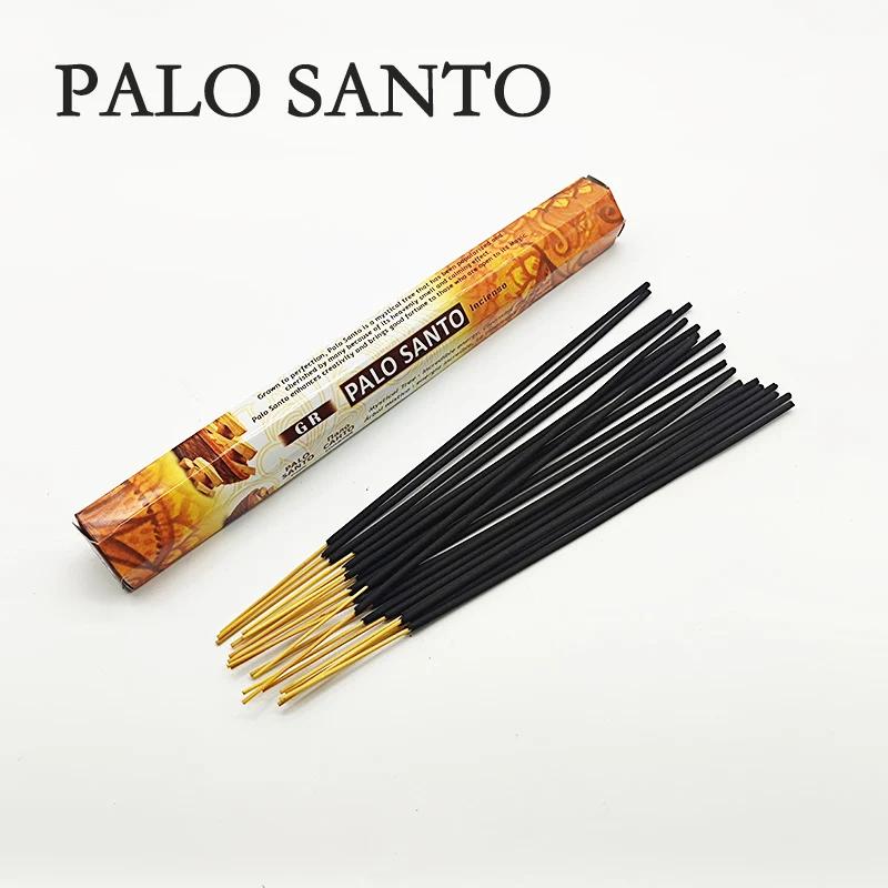 Y Оригинальные 20 палочек Индийские благовония Лаванда Пало Санто Белый Шалфей Жасмин Благовония Дезодорация Туалета Освежитель Воздуха Ароматерапия PALO SANTO