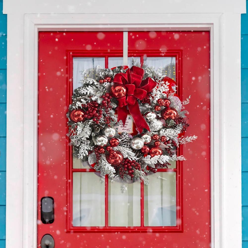 FakePinecones Christmas Wreath 35/40/45cm Christmas Decora New Door Pendant Party Use