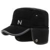Autumn Winter Military Caps Middle-Aged and Elderly Father Thick Cap Old Man Ear Protection Warm Cap Flat Top Cap