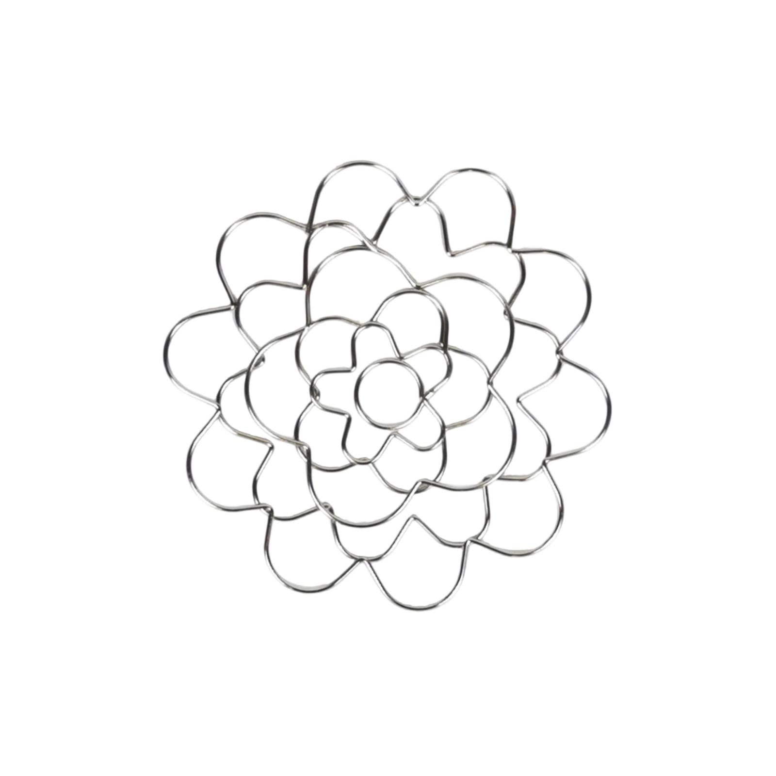 

Metal Flower Frog Floral Stem Holder Wire Pin Holder for Flower Arranging and Fixing Stems in Vase or Container Durable and Reusable