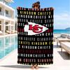 Kansas Chiefs Logo Beach Towel, Quick-drying, Easy to Care for, Suitable for Both Fitness and Beach Vacations,Sports Essential