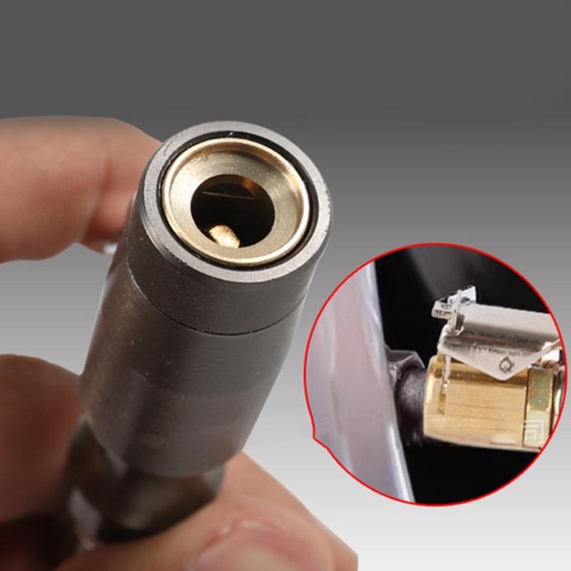 Self Locking Tire Inflator Chuck Double Teeth Air Chuck Efficient Tire Inflator Chuck Simple Installation for Car