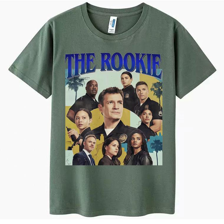 

Funny Movie The Rookie Trendy Graphic TShirts Unisexs Harajuku Oversized Crewneck Short Sleeve Tshirt Casual Cotton Y2K T Shirt 4XL