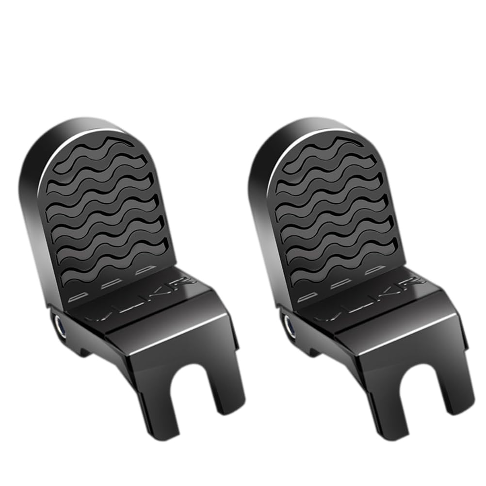 

LIOOBO Велосипедная подножка, подножки для велосипеда, велосипедная подножка, алюминиевый сплав, прочный черный, двухместный