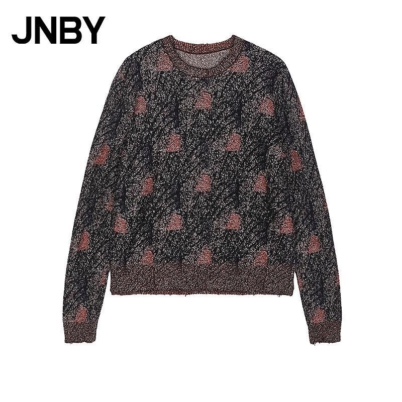JNBY 2025 Winter Wool Knit Pullover Sweater