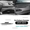 Adesivo Interno Stile Fibra di Carbonio per Subaru Forester 2025 2026 2027 LHD RHD Pannello Interno