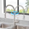 Brushed Nickel Kitchen Faucet Single Hole Pull Out Spout Kitchen Sink Stream Sprayer Head Brushed Nickel Mixer Tap 866033