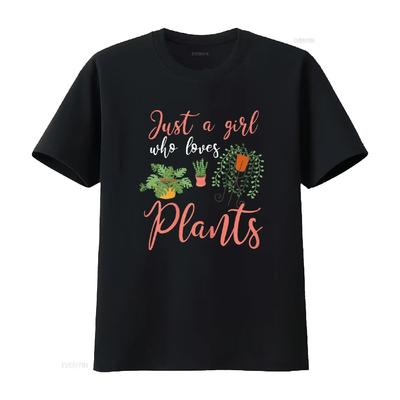 PlanT T Shirt Funny Lover Girl Planting I Love Plants Vintage Washed Comfortable Casual Soft Unisex Fashion Graphic Versatile