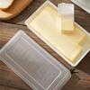 Large Butter Dish Dispenser with Lid Butter Keeping Container Rectangular Butter Storage Box for Butter Cheese Storage