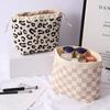 Color-Block Large Capacity Makeup Bag for Women - Travel Drawstring, Cosmetics Organizer, Toiletries Storage