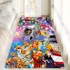 Knights of the Zodiac Cartoon Floor Mat Bathroom Mat Kids Bedroom Decoration Balcony Anti-Slip Doormat Living Room Welcome Rug