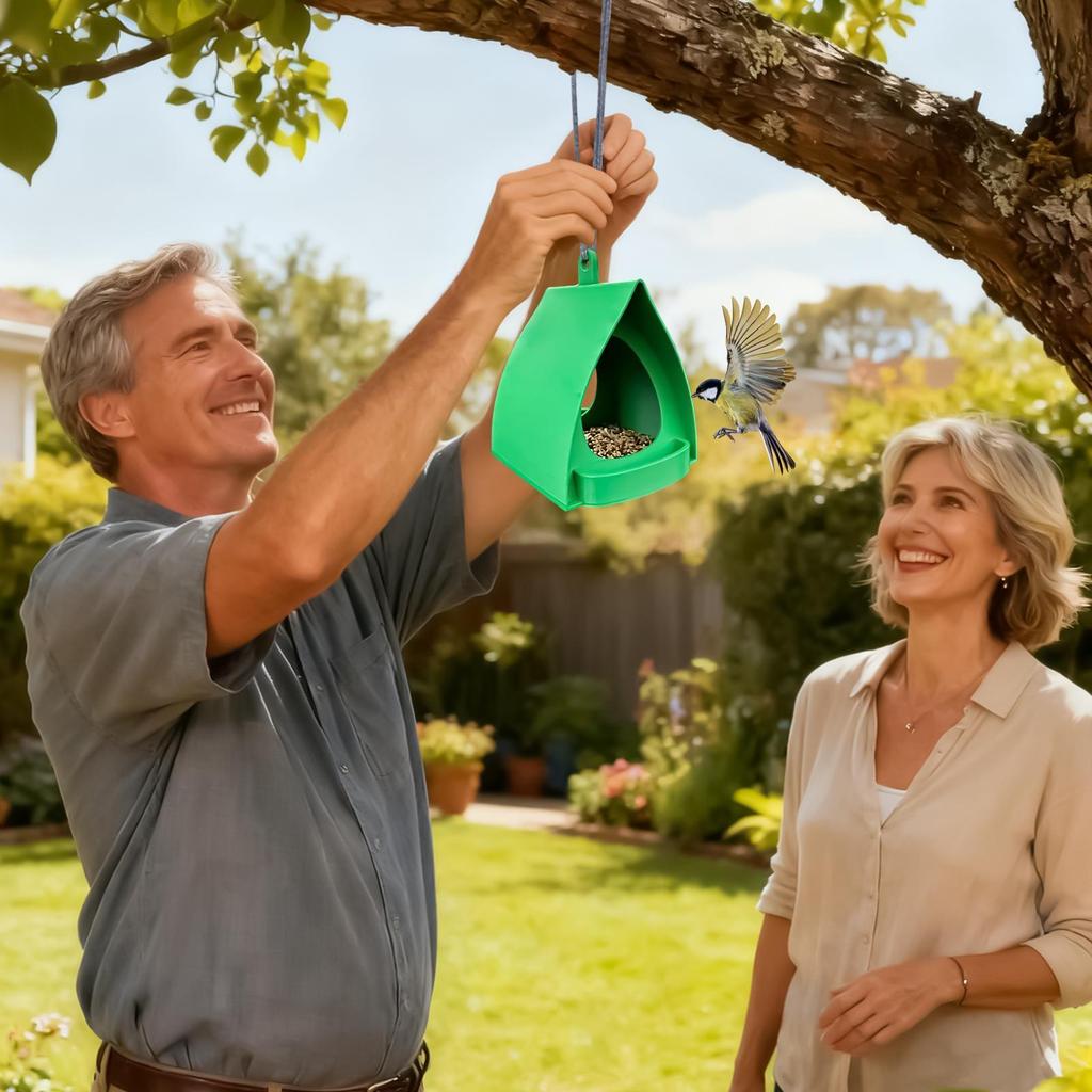 outdoor hanging bird feeder artificial bird nest Hangable Mounted Bird House for Outside Garden Winter Balcony Squirrel