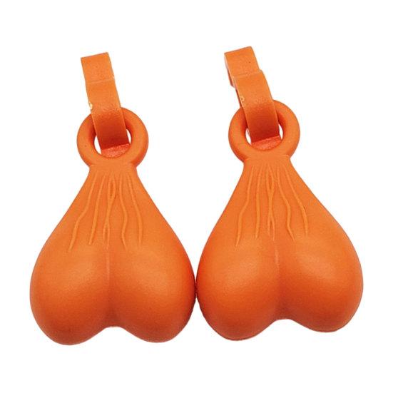 2 Pcs Shoe Nuts for Hole Shoes, Funny Ball Sack Shoe Charms, Novelty Shoe Accessories, Gag Gifts for Men