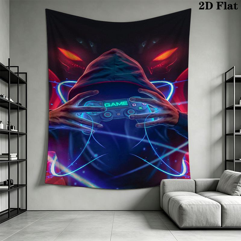 Game Time Wall Tapestry Tapestry Wallmounted Fashion Print Home Decor Background Wall Hanging Cloth Background Cloth