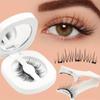 Magnetic False Eyelashes: Upgraded Three-Magnet Design, Natural, Thick, Easy To Apply