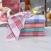 15-Pack of Kitchen Checkered Towels, Special Double-Sided Dishwashing Cloths for Housekeeping and Cleaning, Kitchen Checkered Cleaning 