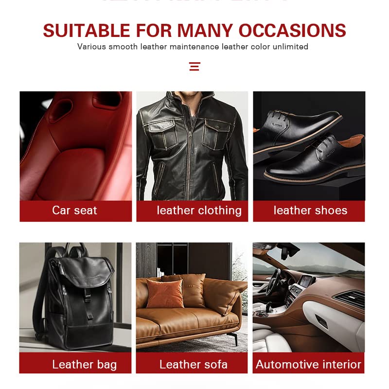 100g Car Interior Leather Softener Multi-purpose Leather Cream Intensive Leather Care and Nourishing Delicate Leather