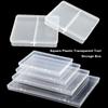 Square Packing Storage Box Transparent Durable Jewelry Beads Container Plastic Power Tools Holder Fishing Tools Accessories