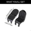 2x Bike Rear Pedals, Foot Peg,Non Slip,Replacement Footrest Pedals Folding for Mountain