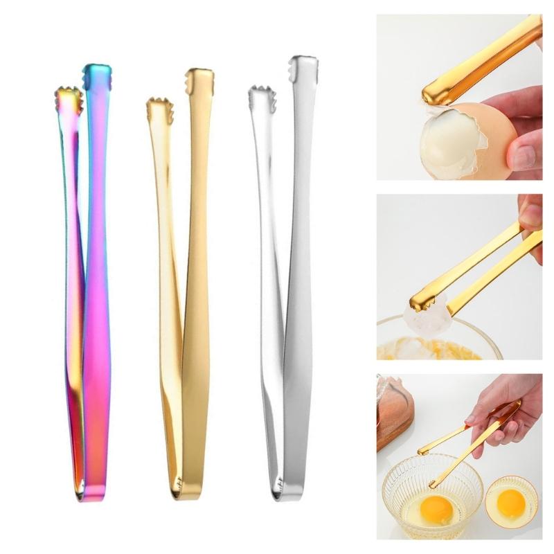 Multipurpose 201 Steels Ices Claws Set For Home Use Boileds Eggs Peelers And Beverages Tongs